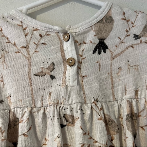 Rylee & Cru Dress Winter Birds 3-6m - Picture 3 of 6